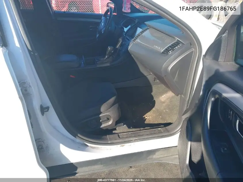 1FAHP2E89FG186765 2015 Ford Taurus Sel