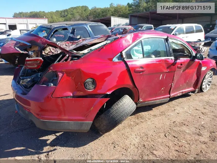 1FAHP2F89FG171519 2015 Ford Taurus Limited