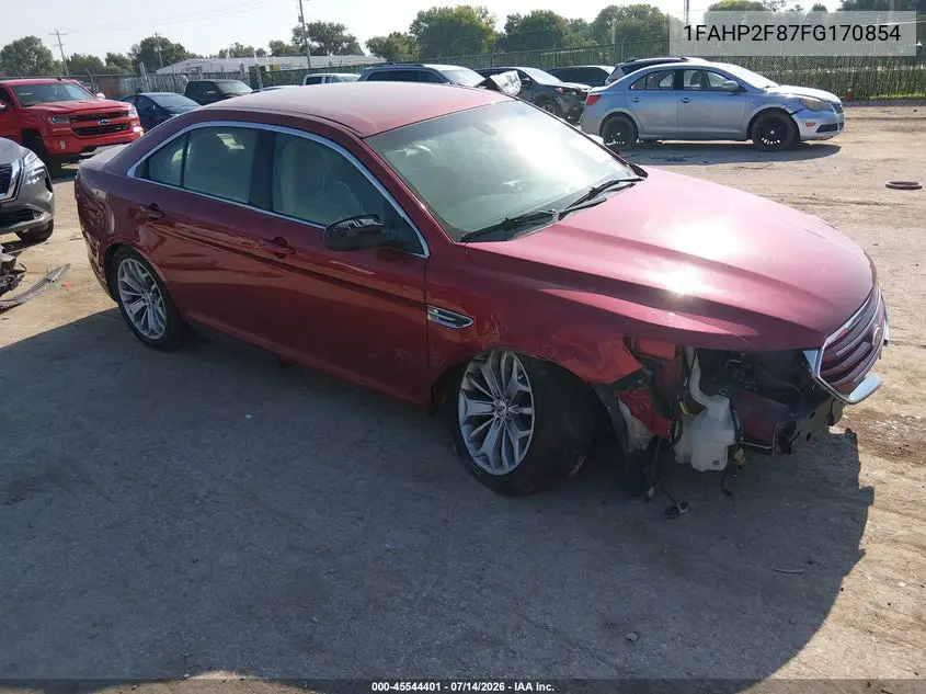 2015 Ford Taurus Limited VIN: 1FAHP2F87FG170854 Lot: 45544401