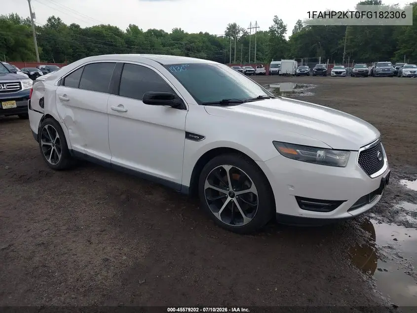 2015 Ford Taurus Sho VIN: 1FAHP2KT0FG182306 Lot: 45579202