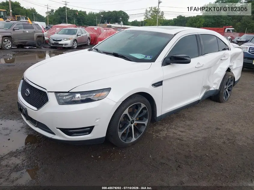 2015 Ford Taurus Sho VIN: 1FAHP2KT0FG182306 Lot: 45579202
