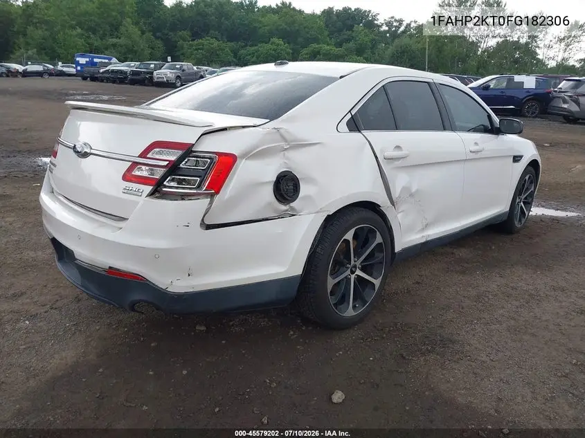 2015 Ford Taurus Sho VIN: 1FAHP2KT0FG182306 Lot: 45579202