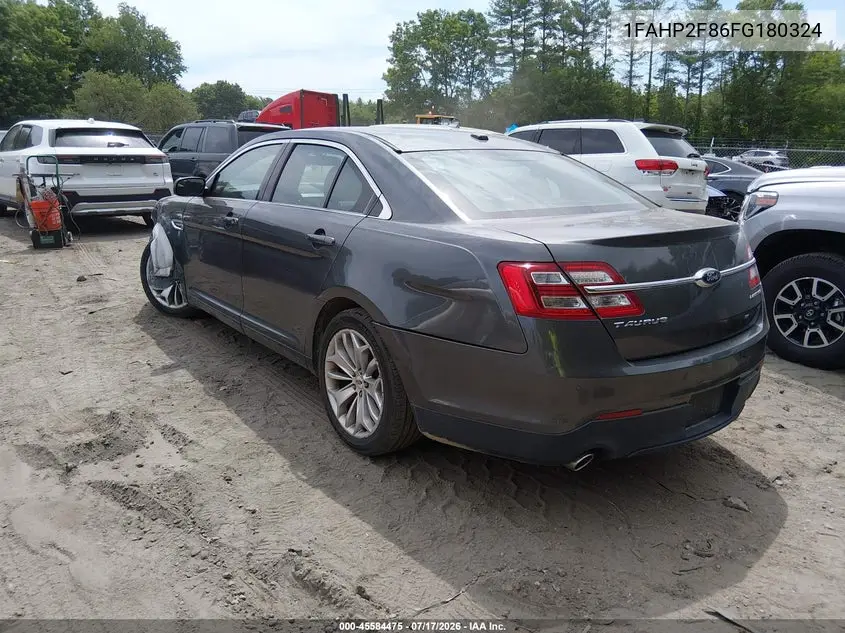 2015 Ford Taurus Limited VIN: 1FAHP2F86FG180324 Lot: 45584475