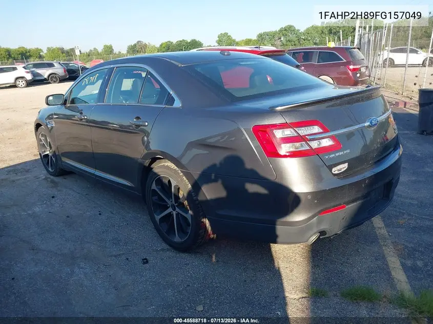 2015 Ford Taurus Sel VIN: 1FAHP2H89FG157049 Lot: 45588718