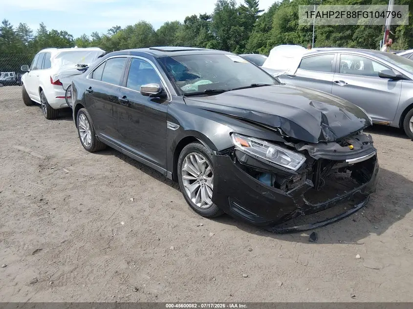 2015 Ford Taurus Limited VIN: 1FAHP2F88FG104796 Lot: 45600082