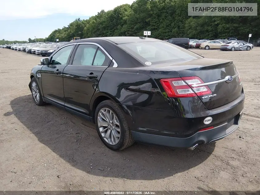 2015 Ford Taurus Limited VIN: 1FAHP2F88FG104796 Lot: 45600082
