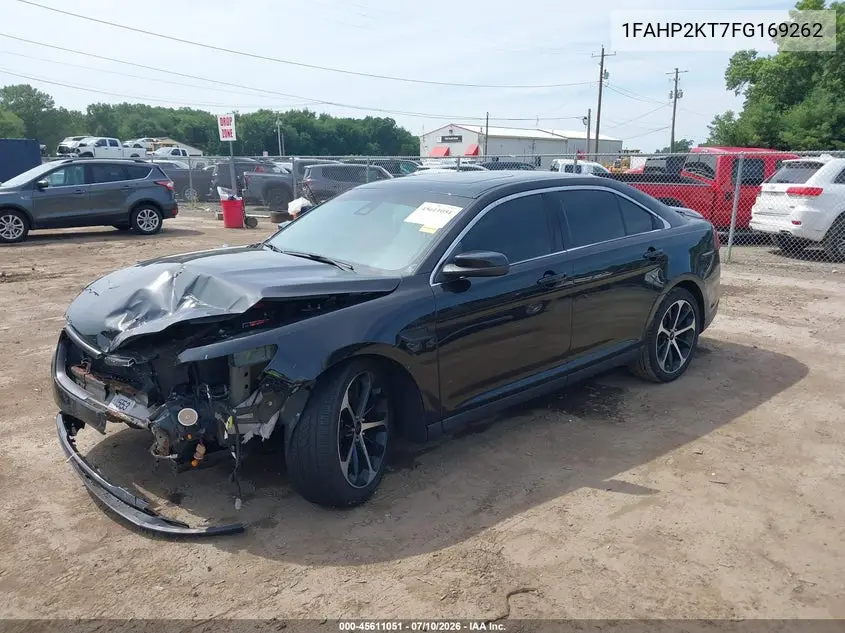 2015 Ford Taurus Sho VIN: 1FAHP2KT7FG169262 Lot: 45611051