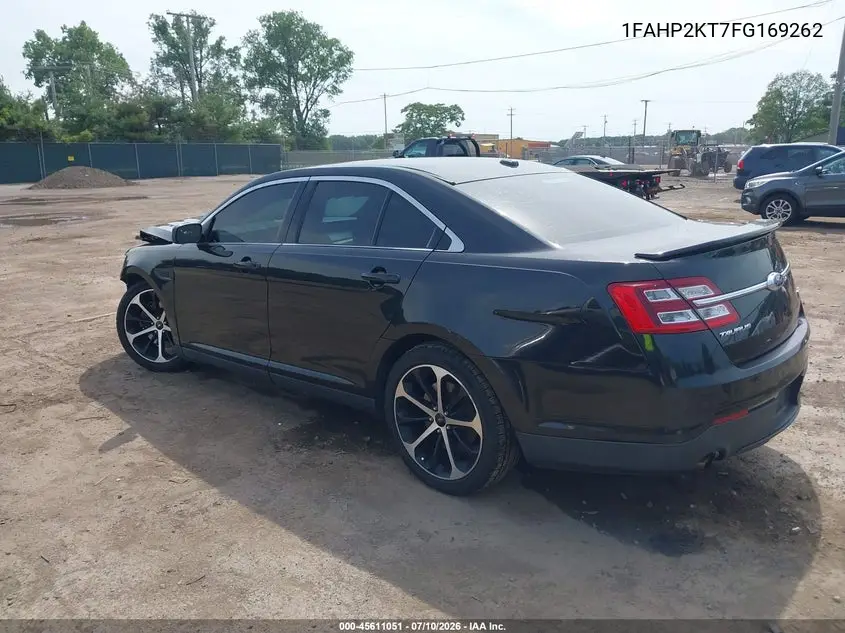 2015 Ford Taurus Sho VIN: 1FAHP2KT7FG169262 Lot: 45611051