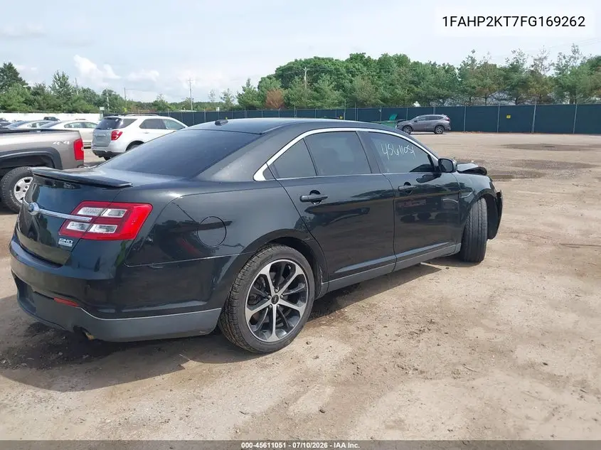 2015 Ford Taurus Sho VIN: 1FAHP2KT7FG169262 Lot: 45611051