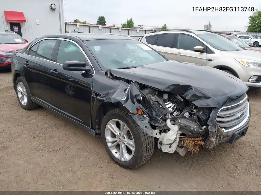 2015 Ford Taurus Sel VIN: 1FAHP2H82FG113748 Lot: 45611918