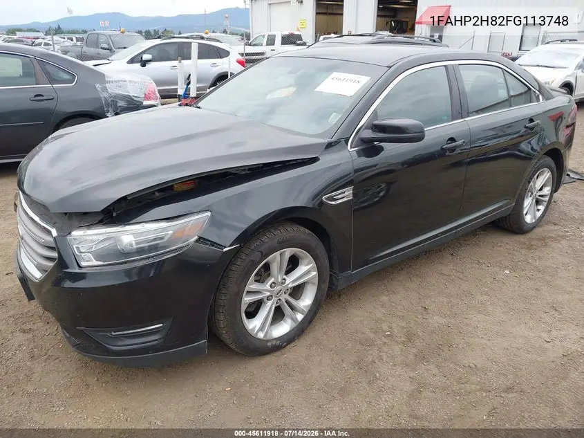 2015 Ford Taurus Sel VIN: 1FAHP2H82FG113748 Lot: 45611918