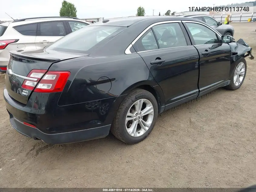 2015 Ford Taurus Sel VIN: 1FAHP2H82FG113748 Lot: 45611918