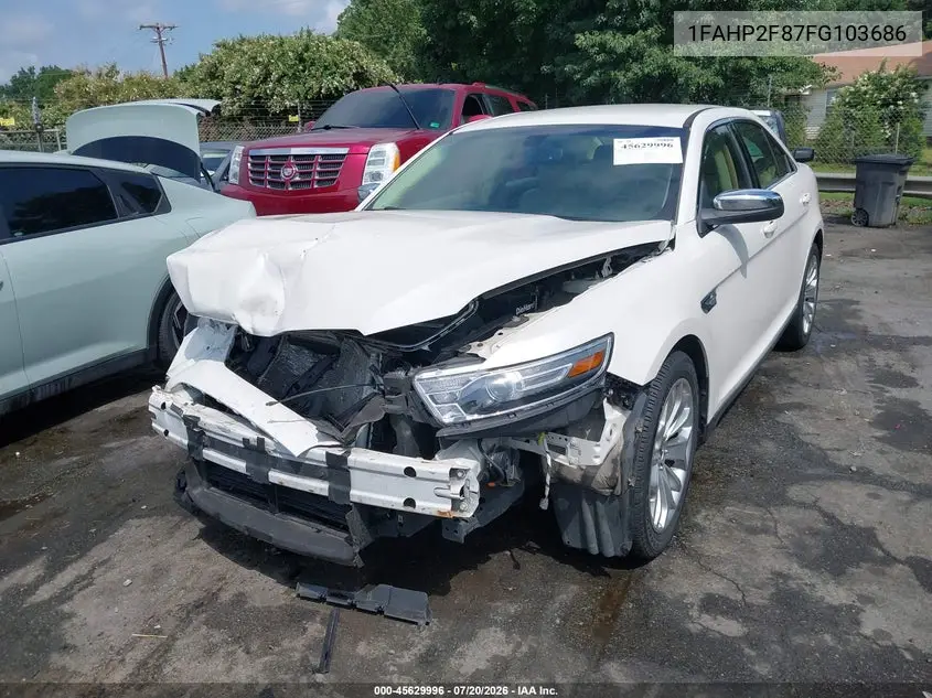 2015 Ford Taurus Limited VIN: 1FAHP2F87FG103686 Lot: 45629996