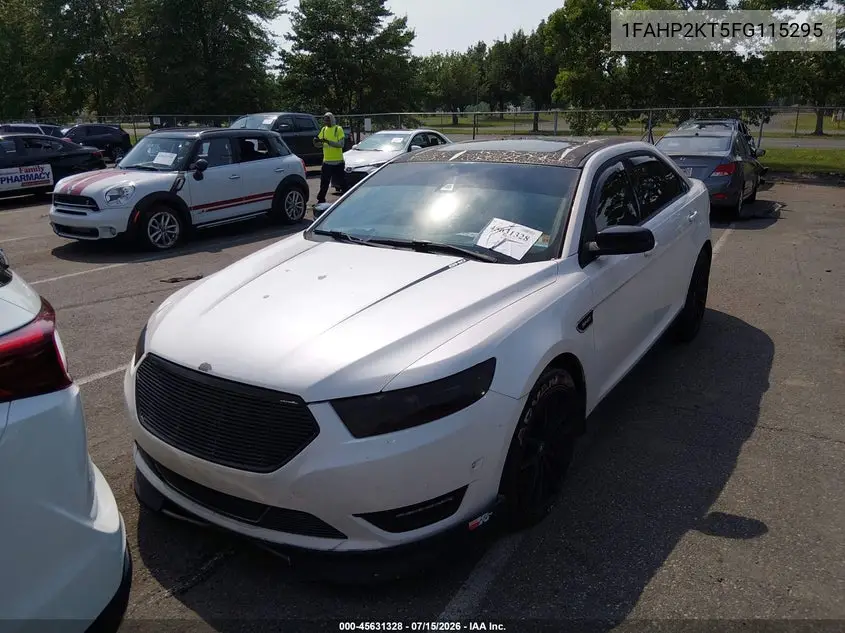 2015 Ford Taurus Sho VIN: 1FAHP2KT5FG115295 Lot: 45631328