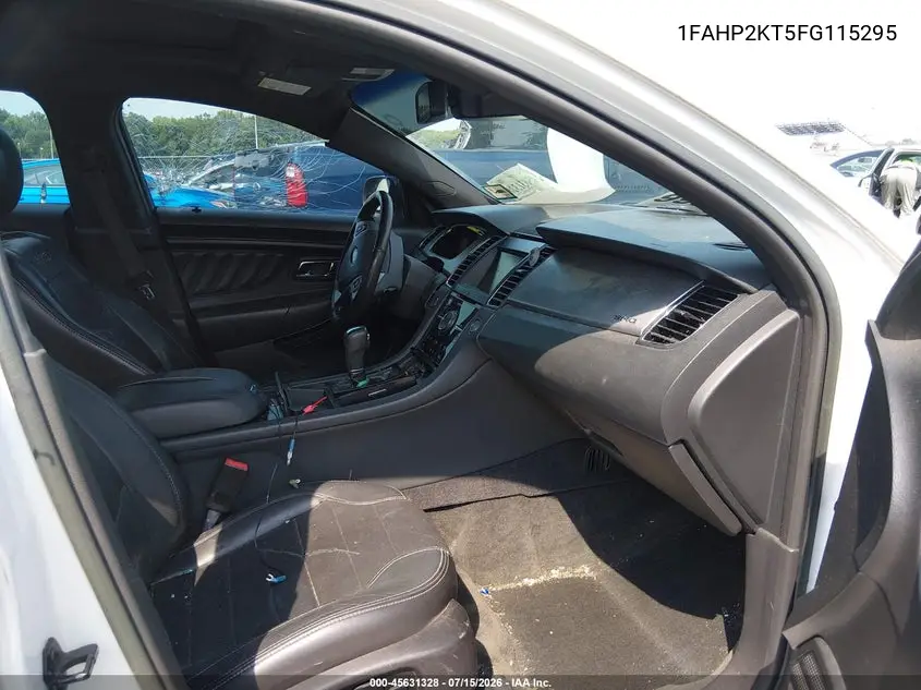 2015 Ford Taurus Sho VIN: 1FAHP2KT5FG115295 Lot: 45631328