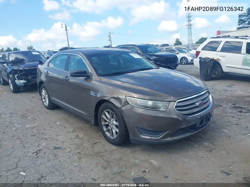 2015 Ford Taurus Se VIN: 1FAHP2D89FG126342 Lot: 45643267