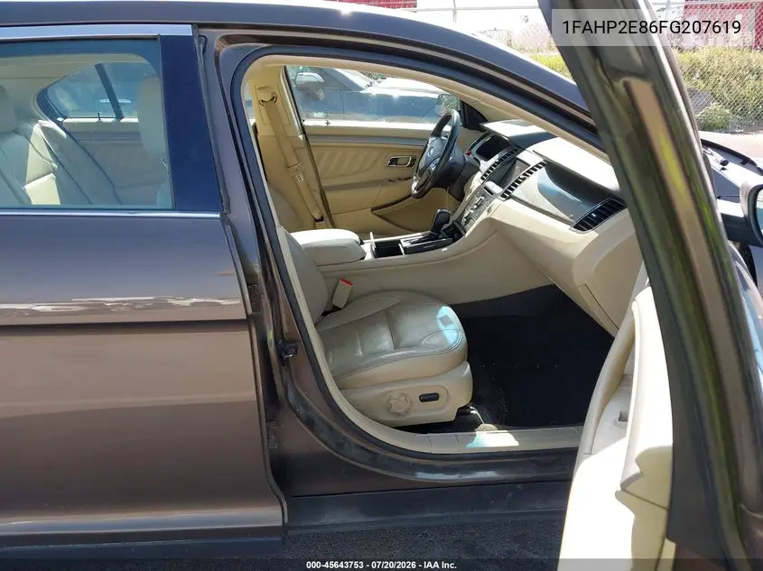 2015 Ford Taurus Sel VIN: 1FAHP2E86FG207619 Lot: 45643753