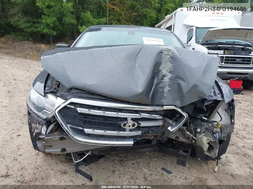 2015 Ford Taurus Sel VIN: 1FAHP2H84FG194686 Lot: 45648760