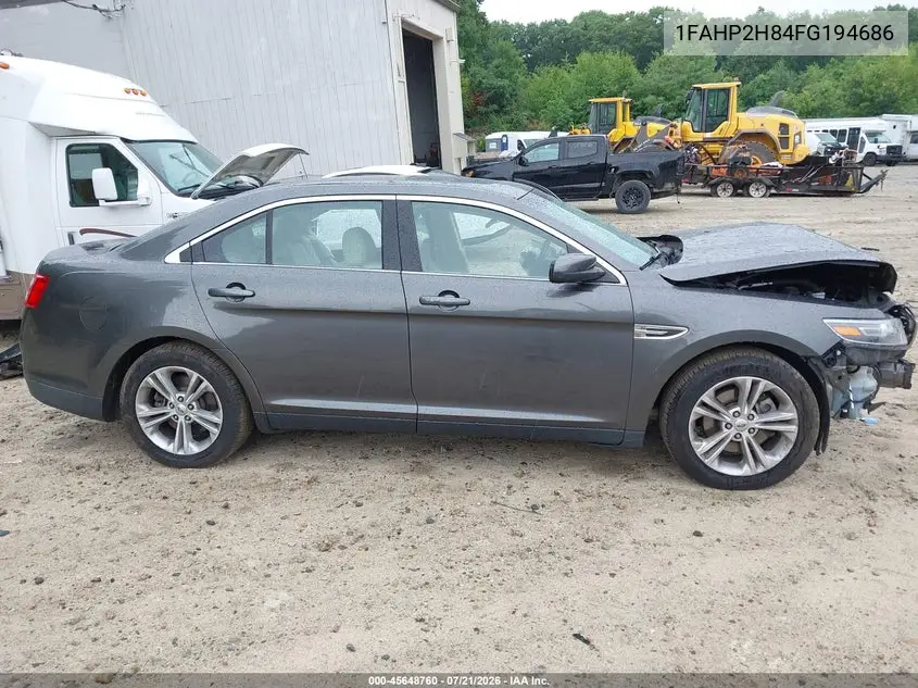 2015 Ford Taurus Sel VIN: 1FAHP2H84FG194686 Lot: 45648760
