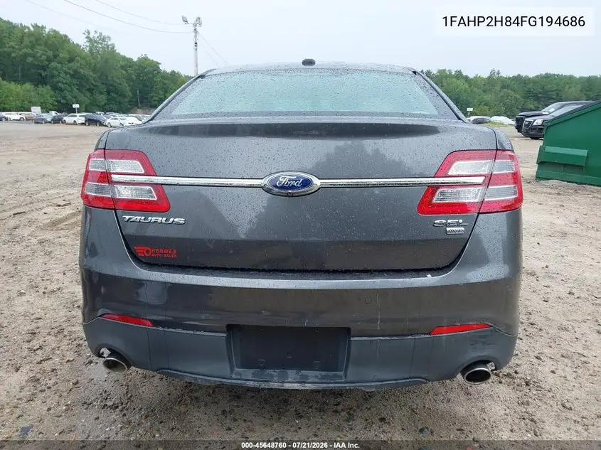 2015 Ford Taurus Sel VIN: 1FAHP2H84FG194686 Lot: 45648760