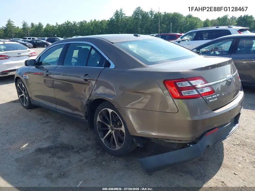 2015 Ford Taurus Sel VIN: 1FAHP2E88FG128467 Lot: 45649636