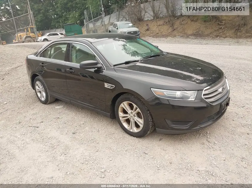 2015 Ford Taurus Se VIN: 1FAHP2D80FG154661 Lot: 45656343