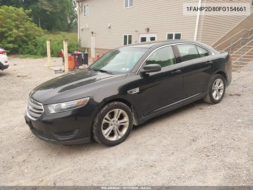 2015 Ford Taurus Se VIN: 1FAHP2D80FG154661 Lot: 45656343
