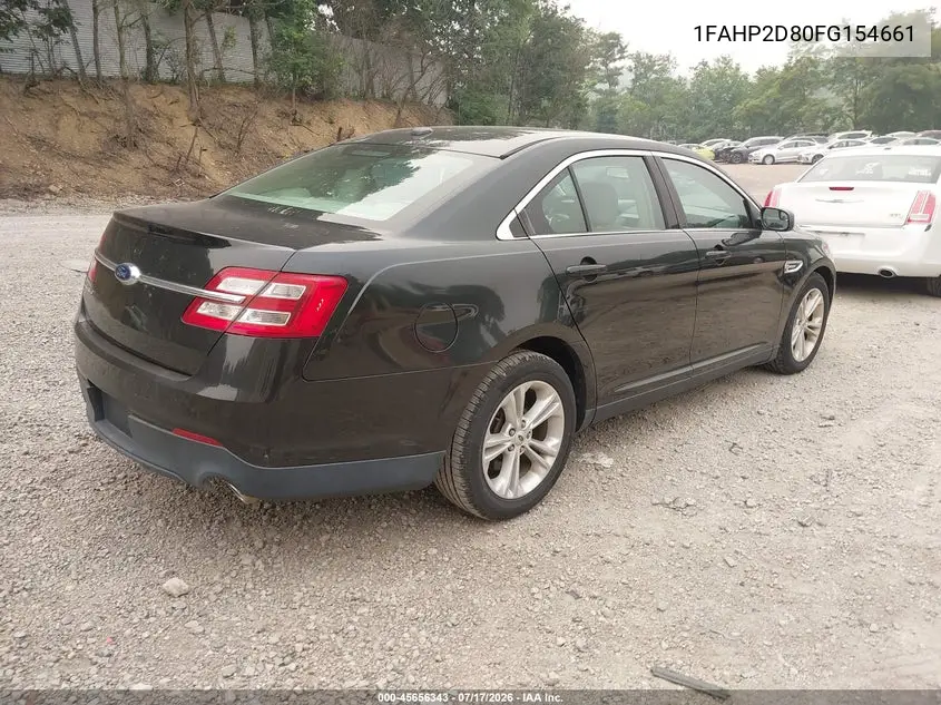 2015 Ford Taurus Se VIN: 1FAHP2D80FG154661 Lot: 45656343