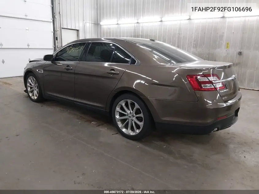 2015 Ford Taurus Limited VIN: 1FAHP2F92FG106696 Lot: 45673172