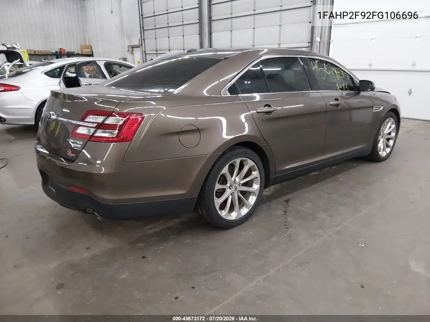 2015 Ford Taurus Limited VIN: 1FAHP2F92FG106696 Lot: 45673172