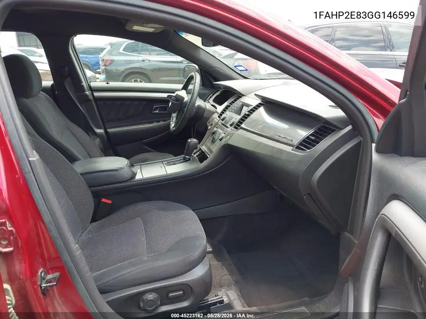 2016 Ford Taurus Sel VIN: 1FAHP2E83GG146599 Lot: 45223162