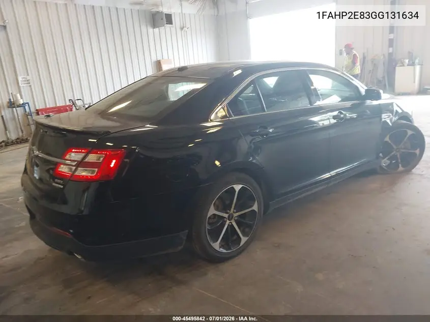 2016 Ford Taurus Sel VIN: 1FAHP2E83GG131634 Lot: 45495842