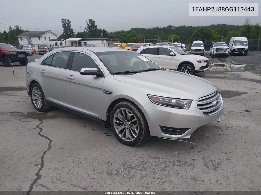 2016 Ford Taurus Limited VIN: 1FAHP2J88GG113443 Lot: 45554256