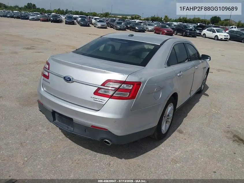 2016 Ford Taurus Limited VIN: 1FAHP2F88GG109689 Lot: 45620547