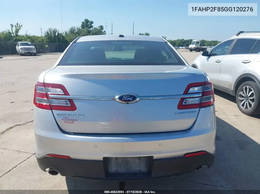 2016 Ford Taurus Limited VIN: 1FAHP2F85GG120276 Lot: 45622593