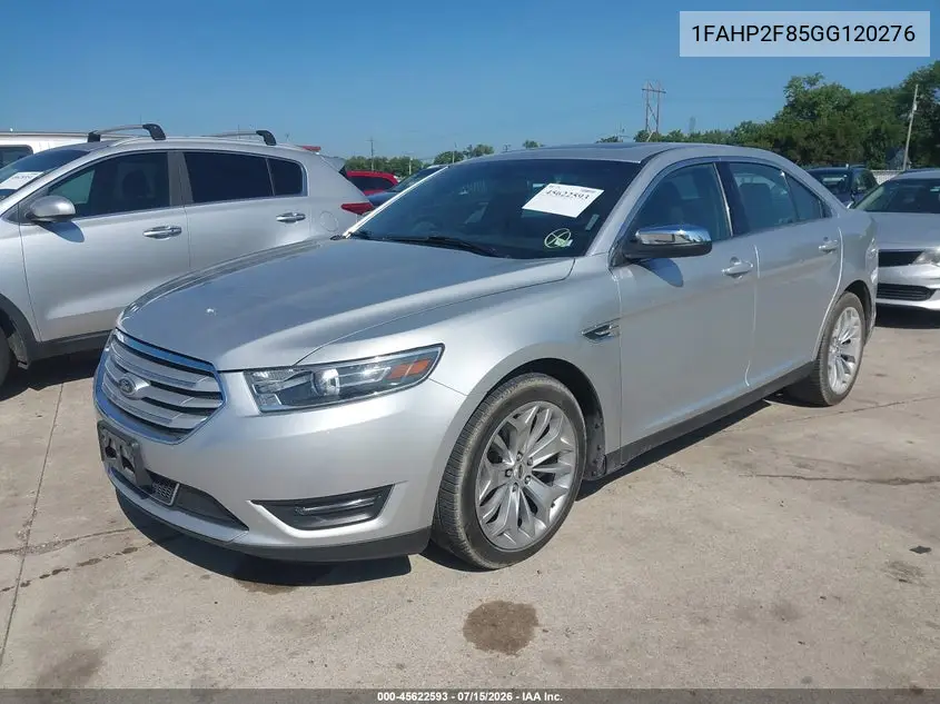 2016 Ford Taurus Limited VIN: 1FAHP2F85GG120276 Lot: 45622593