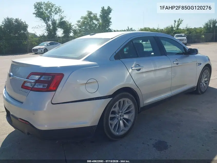 2016 Ford Taurus Limited VIN: 1FAHP2F85GG120276 Lot: 45622593