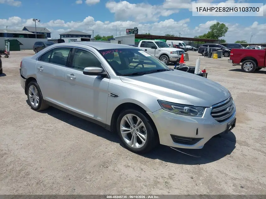 2017 Ford Taurus Sel VIN: 1FAHP2E82HG103700 Lot: 45345735