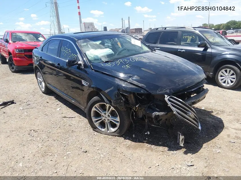 2017 Ford Taurus Sel VIN: 1FAHP2E85HG104842 Lot: 45393023