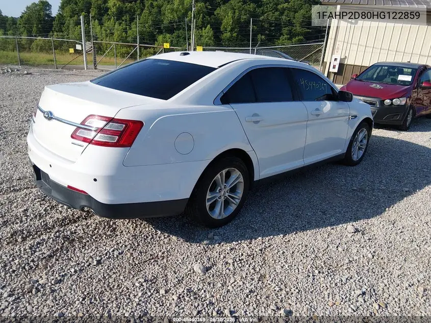 2017 Ford Taurus Se VIN: 1FAHP2D80HG122859 Lot: 45440369