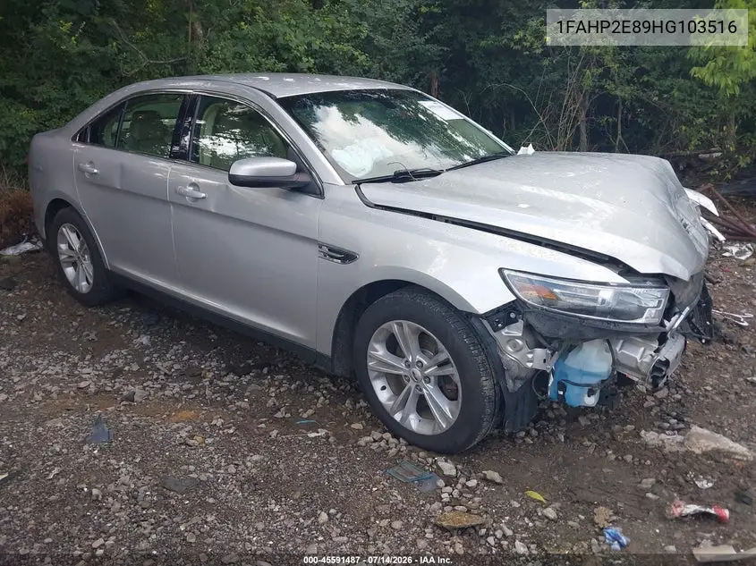 2017 Ford Taurus Sel VIN: 1FAHP2E89HG103516 Lot: 45591487