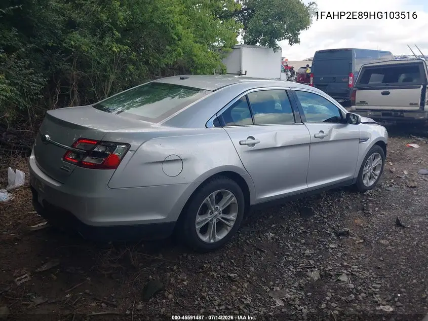 2017 Ford Taurus Sel VIN: 1FAHP2E89HG103516 Lot: 45591487