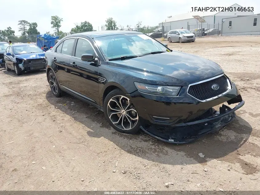2017 Ford Taurus Sho VIN: 1FAHP2KT2HG146653 Lot: 45634422