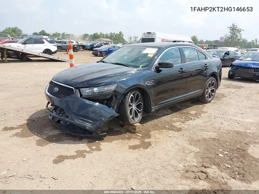 2017 Ford Taurus Sho VIN: 1FAHP2KT2HG146653 Lot: 45634422