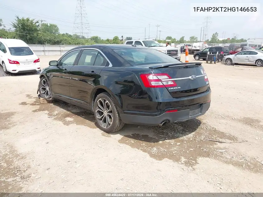 2017 Ford Taurus Sho VIN: 1FAHP2KT2HG146653 Lot: 45634422