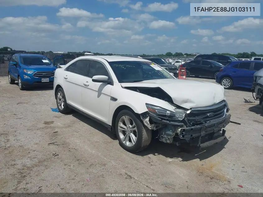 2018 Ford Taurus Sel VIN: 1FAHP2E88JG103111 Lot: 45303556