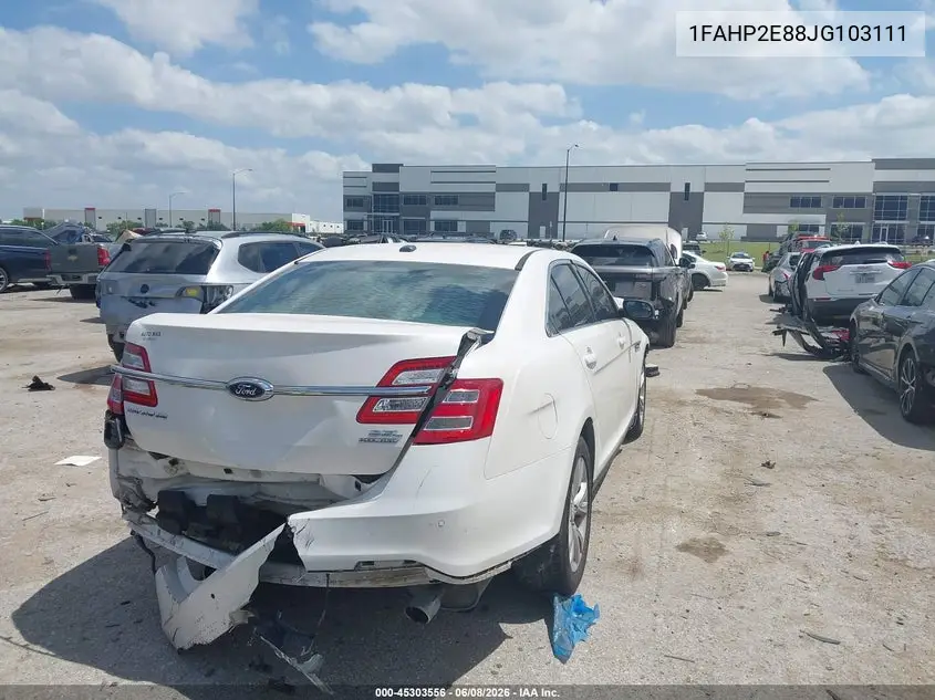 2018 Ford Taurus Sel VIN: 1FAHP2E88JG103111 Lot: 45303556