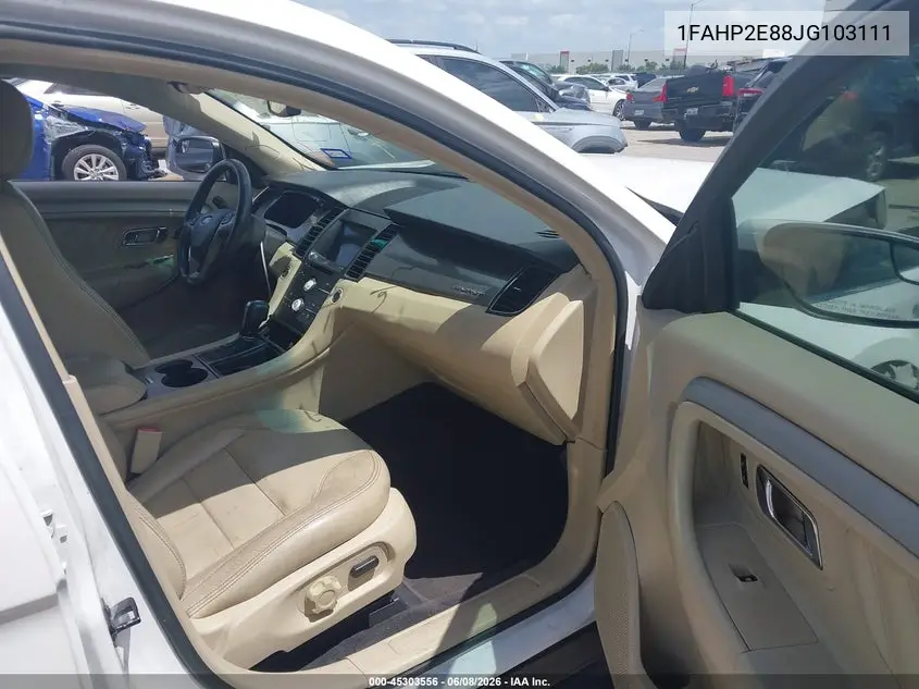2018 Ford Taurus Sel VIN: 1FAHP2E88JG103111 Lot: 45303556