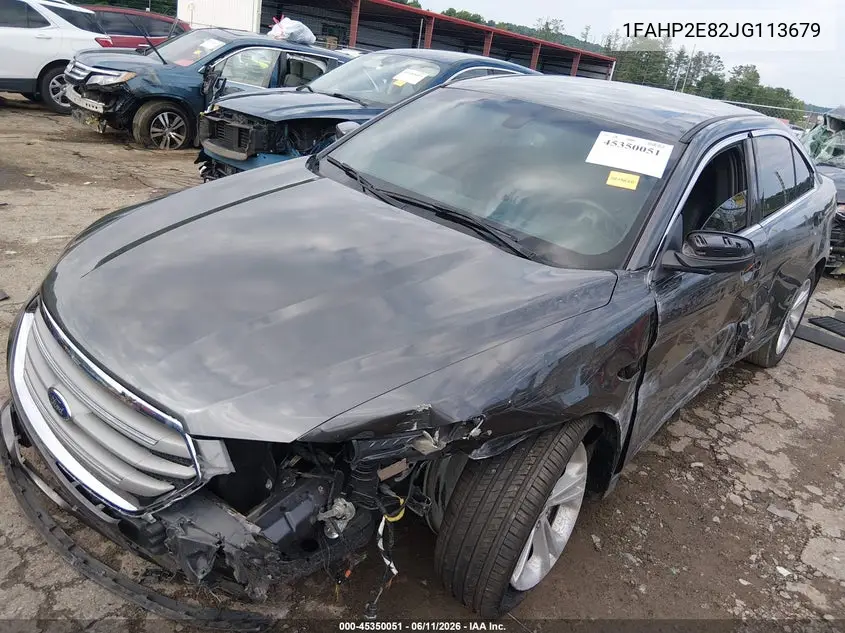 2018 Ford Taurus Sel VIN: 1FAHP2E82JG113679 Lot: 45350051