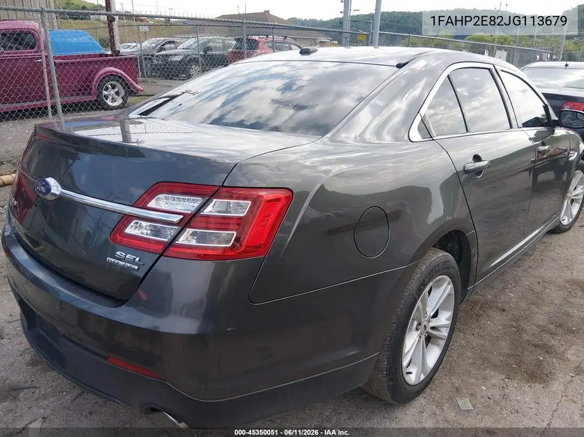 2018 Ford Taurus Sel VIN: 1FAHP2E82JG113679 Lot: 45350051